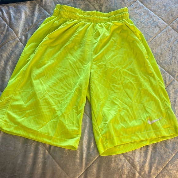 Nike Mens Basketball Shorts Lime Green 